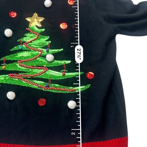Holiday Time Women's Ugly Christmas Tree Sweater Size XXL - Picture 8 of 10